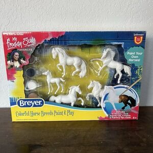 Breyer Horses Stablemates Horse Crazy Colorful‎ Breed Paint Set | 5 Piece Set